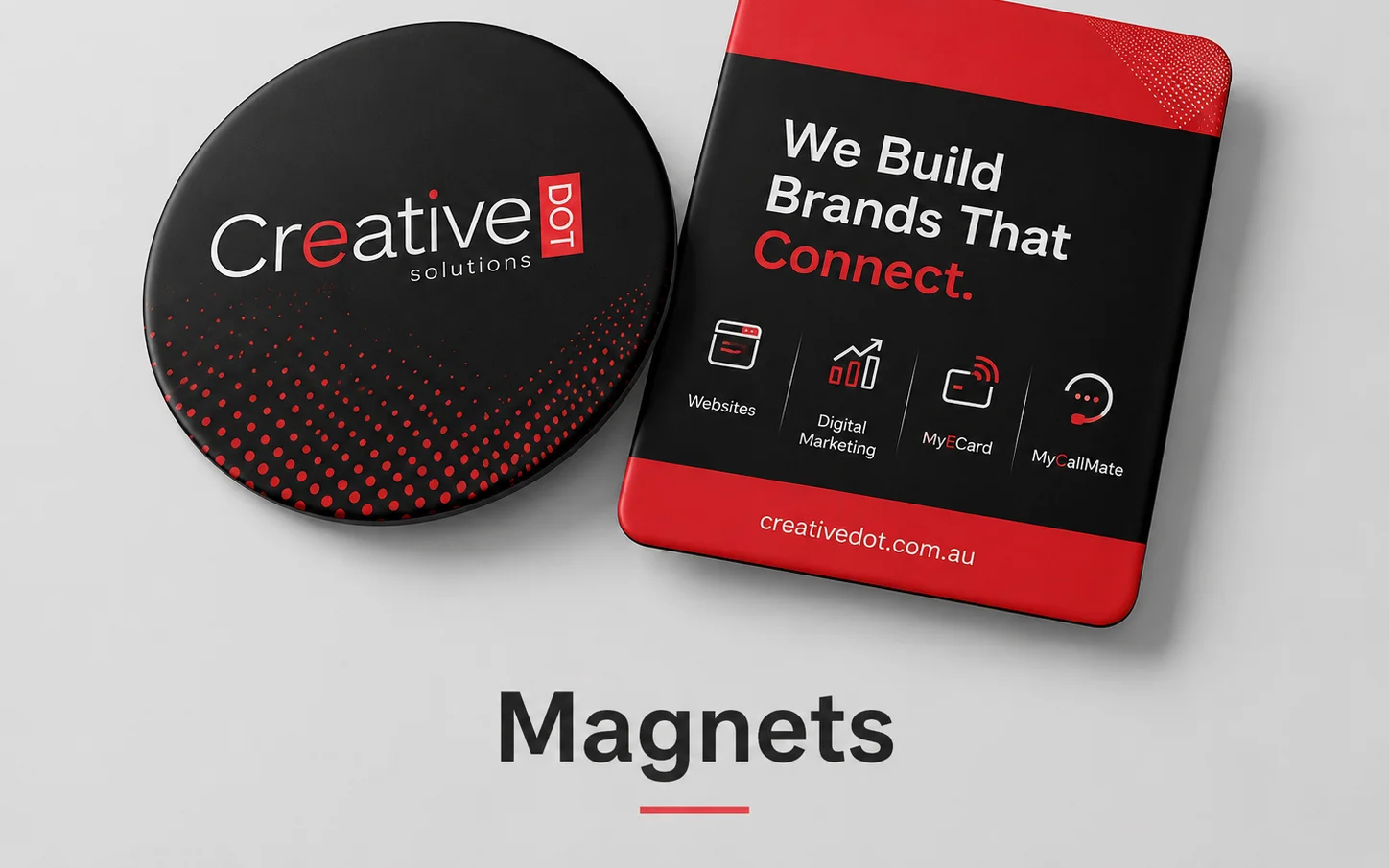 Custom printed promotional fridge magnets